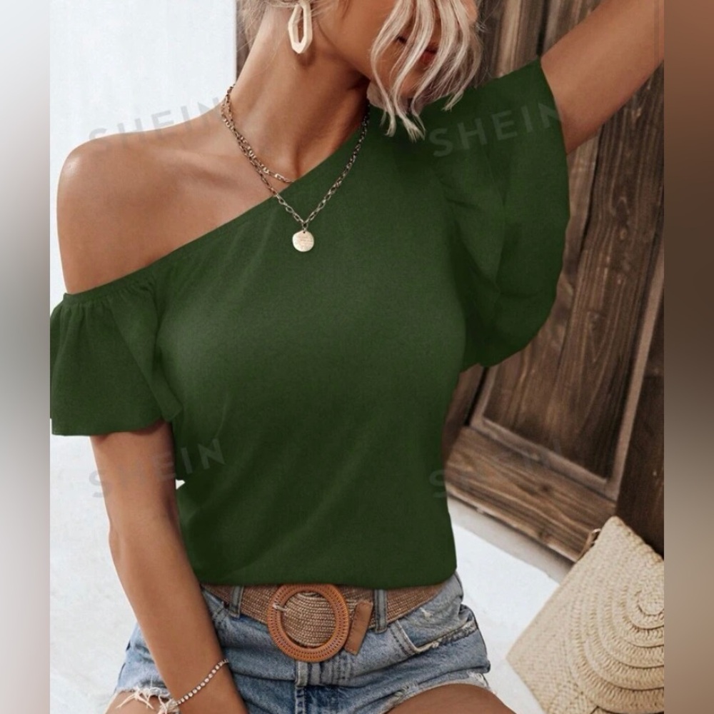 SHEIN Asymmetrical Women's Top